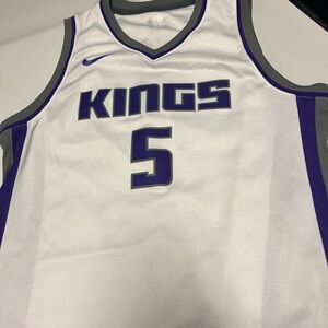 Nike Sacramento Kings Basketball Jersey - White and Purple